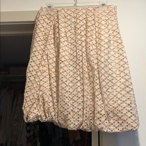 Tracy Reese BUBBLE eyelet skirt